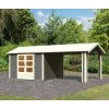 Abri De Jardin En Bois Massif Gris Terre 9,24m² Theres 7 Avec Un Auvent – Karibu 1 Abri De Jardin En Bois Massif Gris Terre 9,24m² Theres 7 Avec Un Auvent – Karibu -Nesling Magasin abri de jardin en bois massif gris terre 924m theres 7 avec un auvent karibu