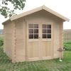 Abri De Jardin En Bois Traité Autoclave 28mm Nimes Porte Double 5,66m² SOLID -Nesling Magasin abri de jardin en bois traite autoclave 28mm nimes porte double 566m solid