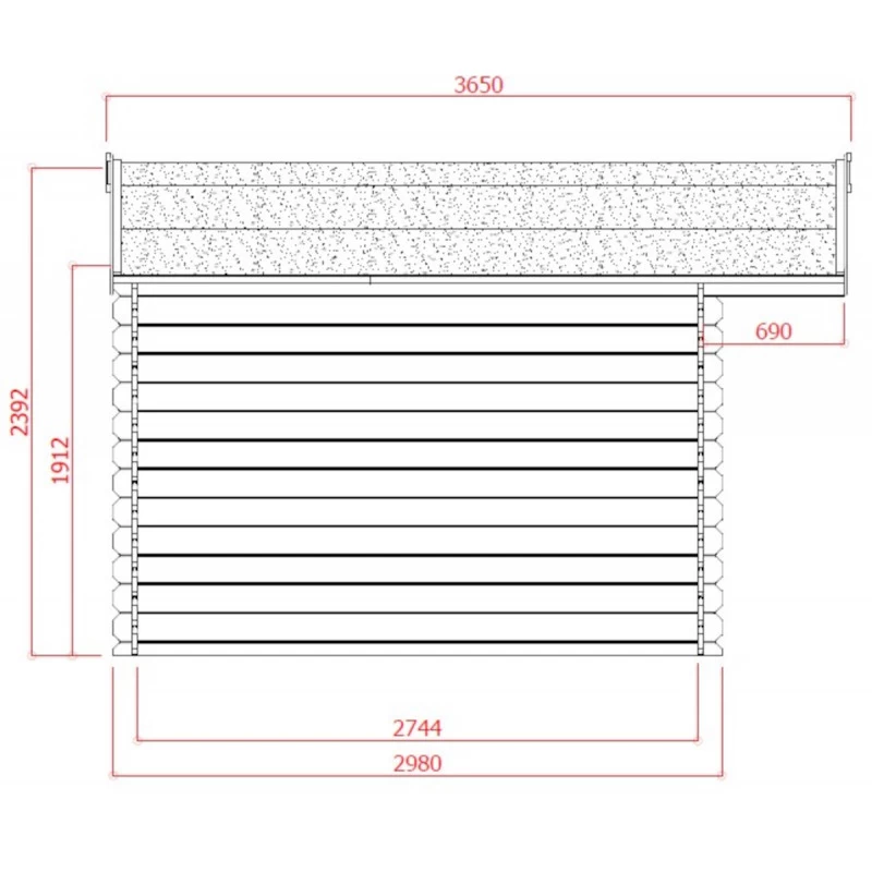 Abri De Jardin En Bois Traité Autoclave 28mm Niort Avec Double Porte 12,46m² - SOLID 5 Abri De Jardin En Bois Traité Autoclave 28mm Niort Avec Double Porte 12,46m² - SOLID – Image 3