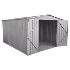 Abri De Jardin En Métal 10,9m² Silver Grey Fraser - ABSCO