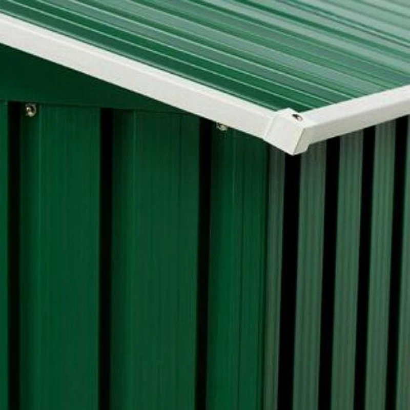 Abri De Jardin En Métal Vert Pin 9,75m² - DURAMAX + Kit D'ancrage 5 Abri De Jardin En Métal Vert Pin 9,75m² - DURAMAX + Kit D'ancrage – Image 3