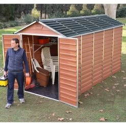 Abri De Jardin En Polycarbonate 6,59m² Skylight Amber - Palram - Canopia -Nesling Magasin abri de jardin en polycarbonate 659m skylight amber palram 2