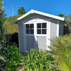 Abri De Jardin En PVC 4,9m² DECO Gris Clair Et Blanc Grosfillex + Kit Ancrage Offert 11 Abri De Jardin En PVC 4,9m² DECO Gris Clair Et Blanc Grosfillex + Kit Ancrage Offert -Nesling Magasin abri de jardin en pvc 49m gris clair et blanc grosfillex 3