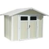 Abri De Jardin 4m² En PVC UTILITY Blanc Et Gris Vert Grosfillex + Kit Ancrage Offert 2 Abri De Jardin 4m² En PVC UTILITY Blanc Et Gris Vert Grosfillex + Kit Ancrage Offert -Nesling Magasin abri de jardin en pvc 49m utility blanc et gris vert grosfillex