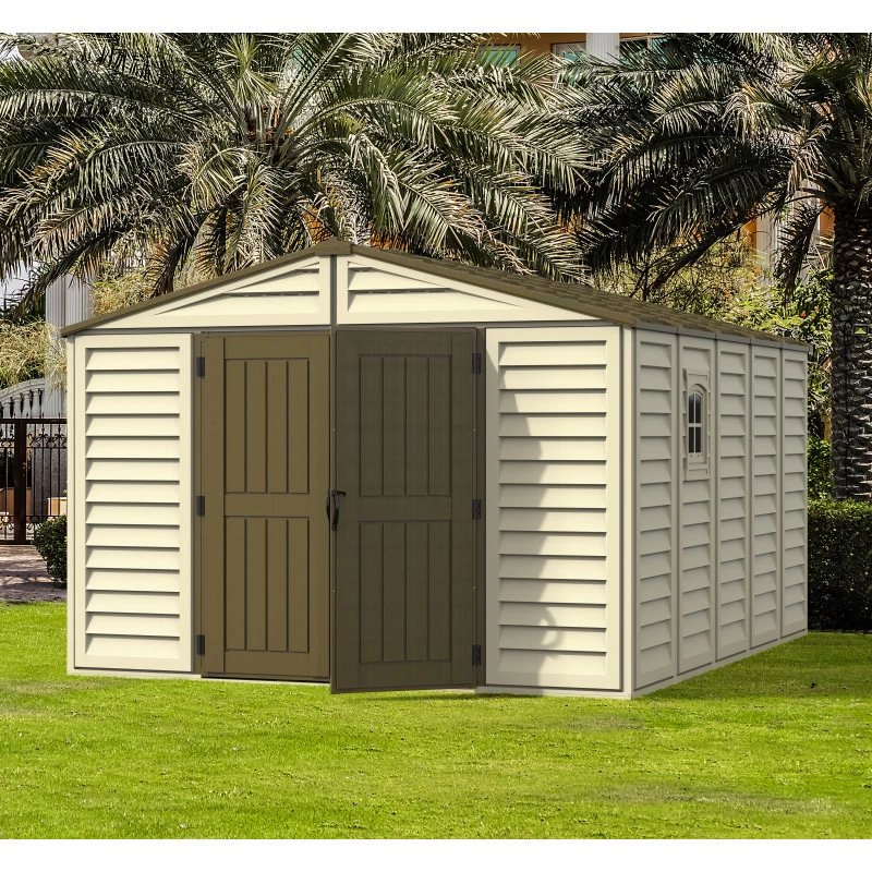 Abri De Jardin En PVC WoodStyle Premium 13,12m² Duramax 4 Abri De Jardin En PVC WoodStyle Premium 13,12m² Duramax – Image 2