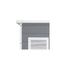 Abri De Jardin En Résine 2,06m² Monopente + Plancher Gris Keter -Nesling Magasin abri de jardin en resine 206m monopente plancher gris keter 5