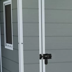 Abri De Jardin En Résine 2,5m² Premium 46 S Gris Clair + Plancher - Keter -Nesling Magasin abri de jardin en resine 25m premium 46 s gris clair plancher keter 5