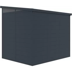 Abri De Jardin En Résine 4,10m² Anthracite Toit Monopente Skylight + Plancher - Jobu 11 Abri De Jardin En Résine 4,10m² Anthracite Toit Monopente Skylight + Plancher - Jobu -Nesling Magasin abri de jardin en resine 410m anthracite toit monopente skylight plancher jobu 3