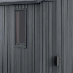 Abri De Jardin En Résine Aspect Bois Grisé 2,3m² Darwin 46 + Plancher - Keter -Nesling Magasin abri de jardin en resine aspect bois grise 23m darwin 46 plancher keter 4
