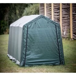 Abri De Jardin En Toile Renforcée Verte Toit 2 Pentes 18,60m² HABRITA -Nesling Magasin abri de jardin en toile renforcee verte toit 2 pentes 1860m habrita 4