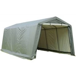 Abri De Jardin En Toile Renforcée Verte Toit 2 Pentes 18,60m² HABRITA -Nesling Magasin abri de jardin en toile renforcee verte toit 2 pentes 1860m habrita 5