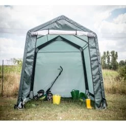 Abri De Jardin En Toile Renforcée Verte Toit 2 Pentes 9,30m² HABRITA -Nesling Magasin abri de jardin en toile renforcee verte toit 2 pentes 930m habrita 3