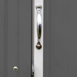 Abri De Jardin EZEE 2,3m² Toit Double Pente En Acier Galvanisé Anthracite Spacemaker -Nesling Magasin abri de jardin ezee 23 m toit double pente en acier galvanise anthracite spacemaker 3