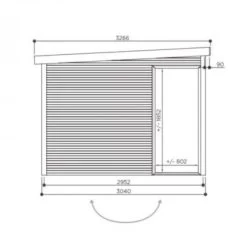 Abri De Jardin Faro 12,25m² En Bois Massif 28mm Avec Double Porte Vitrée - SOLID -Nesling Magasin abri de jardin faro 1225m en bois massif 28mm avec double porte vitree solid 2
