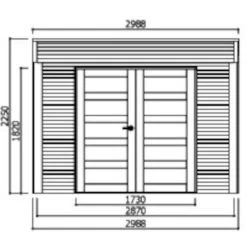 Abri De Jardin Matera 17,04m² En Bois Traité Autoclave 19mm Avec Terrasse Couverte - SOLID 7 Abri De Jardin Matera 17,04m² En Bois Traité Autoclave 19mm Avec Terrasse Couverte - SOLID -Nesling Magasin abri de jardin matera 1704m en bois traite autoclave 19mm avec terrasse couverte solid 2