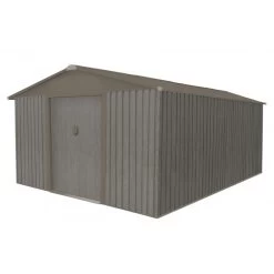 Abri De Jardin Métal 13,51m² Imitation Bois Vieilli -Nesling Magasin abri de jardin metal 1351m imitation bois vieilli 4