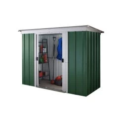 Abri De Jardin Métal 2,36m² + Kit D'ancrage Inclus - YARDMASTER