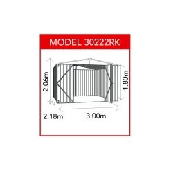 Abri De Jardin En Métal 6,5m² Silver Grey Fraser - ABSCO 9 Abri De Jardin En Métal 6,5m² Silver Grey Fraser - ABSCO -Nesling Magasin abri de jardin metal 654m silver grey haut de gamme 2