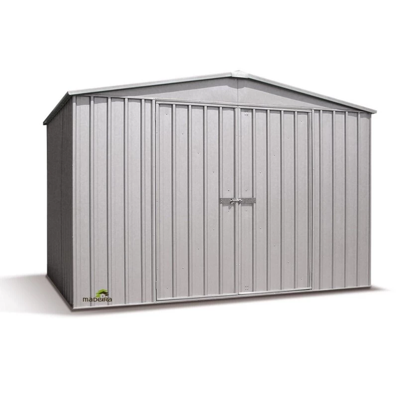 Abri De Jardin En Métal 6,5m² Silver Grey Fraser - ABSCO 3 Abri De Jardin En Métal 6,5m² Silver Grey Fraser - ABSCO