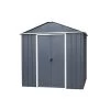 Abri De Jardin Métal Anthracite 4,38m² + Kit D'ancrage Inclus - YARDMASTER -Nesling Magasin abri de jardin metal anthracite 438m kit d ancrage inclus yardmaster