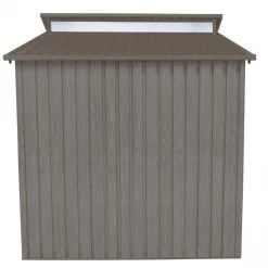 Abri De Jardin Métal Avec Puit De Lumière 5,44m² Imitation Bois Vieilli -Nesling Magasin abri de jardin metal avec puit de lumiere 544m imitation bois vieilli 4