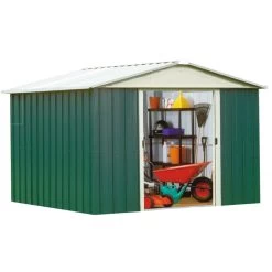 Abri De Jardin Métal Vert 8,48m² + Kit D'ancrage Inclus - YARDMASTER 9 Abri De Jardin Métal Vert 8,48m² + Kit D'ancrage Inclus - YARDMASTER -Nesling Magasin abri de jardin metal vert 848m kit d ancrage inclus yardmaster 2