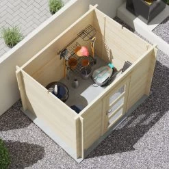 Abri De Jardin Monopente En Bois Massif 4,9m² JUNO MODERN – Madriers 19mm – Forest Style 9 Abri De Jardin Monopente En Bois Massif 4,9m² JUNO MODERN – Madriers 19mm – Forest Style -Nesling Magasin abri de jardin monopente en bois massif 49m landes madriers 19mm forest style 3