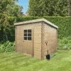 Abri De Jardin Passau 3,92m² En Bois Massif 19mm à Toit Monopente - SOLID 1 Abri De Jardin Passau 3,92m² En Bois Massif 19mm à Toit Monopente - SOLID -Nesling Magasin abri de jardin passau 392m en bois massif 19mm a toit monopente solid