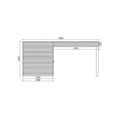 Abri De Jardin Potenza 11,65m² En Bois Traité Autoclave 19mm Avec Terrasse Couverte - SOLID 7 Abri De Jardin Potenza 11,65m² En Bois Traité Autoclave 19mm Avec Terrasse Couverte - SOLID -Nesling Magasin abri de jardin potenza 1165m en bois traite autoclave 19mm avec terrasse couverte solid 2