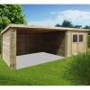 Abri De Jardin Rohan 19,82m² En Bois Traité Autoclave 28mm Avec Terrasse Couverte - SOLID 2 Abri De Jardin Rohan 19,82m² En Bois Traité Autoclave 28mm Avec Terrasse Couverte - SOLID -Nesling Magasin abri de jardin rohan 1982m en bois traite autoclave 28mm avec terrasse couverte solid