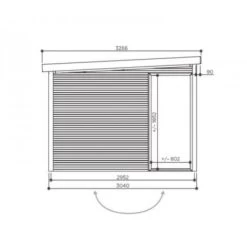 Abri De Jardin Sagres 23m² En Bois Massif 28mm Avec Terrasse Couverte - SOLID -Nesling Magasin abri de jardin sagres 23m en bois massif 28mm avec terrasse couverte solid 2