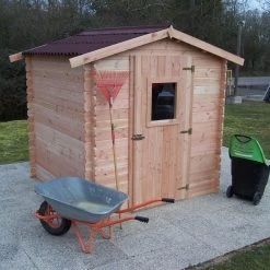 Abri De Jardin En Douglas DUBLIN 4,28m² Madriers 28mm + Couverture Onduline - HABRITA 12 Abri De Jardin En Douglas DUBLIN 4,28m² Madriers 28mm + Couverture Onduline - HABRITA -Nesling Magasin abri dublin 428m en madriers douglas 28mm sans plancher habrita 4