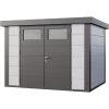 Abri En Acier Galvanisé Gris Blanc 7,1m² Avec Double Porte Eleganto 3024 Telluria 2 Abri En Acier Galvanisé Gris Blanc 7,1m² Avec Double Porte Eleganto 3024 Telluria -Nesling Magasin abri en acier galvanise gris blanc 71m avec double porte eleganto 3024 telluria
