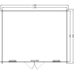 Abri En Bois Massif 19,8m² PLUS 28mm Traité Teinté Marron Gardy Shelter -Nesling Magasin abri en bois massif 198m plus 28mm traite teinte marron gardy shelter 3