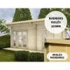 Abri En Bois Massif 19m² Avec Isolation Madriers 100mm Gardy Shelter 1 Abri En Bois Massif 19m² Avec Isolation Madriers 100mm Gardy Shelter -Nesling Magasin abri en bois massif 19m avec isolation madriers 100mm gardy shelter