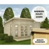 Abri En Bois Massif 22m² Avec Isolation Madriers 100mm Gardy Shelter 2 Abri En Bois Massif 22m² Avec Isolation Madriers 100mm Gardy Shelter -Nesling Magasin abri en bois massif 22m avec isolation madriers 100mm gardy shelter