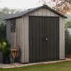 Abri En Résine Brossée Oakland 757 Brossium 5,1m² + Plancher - Keter 2 Abri En Résine Brossée Oakland 757 Brossium 5,1m² + Plancher - Keter -Nesling Magasin abri en resine brossee oakland 757 brossium 51m plancher keter