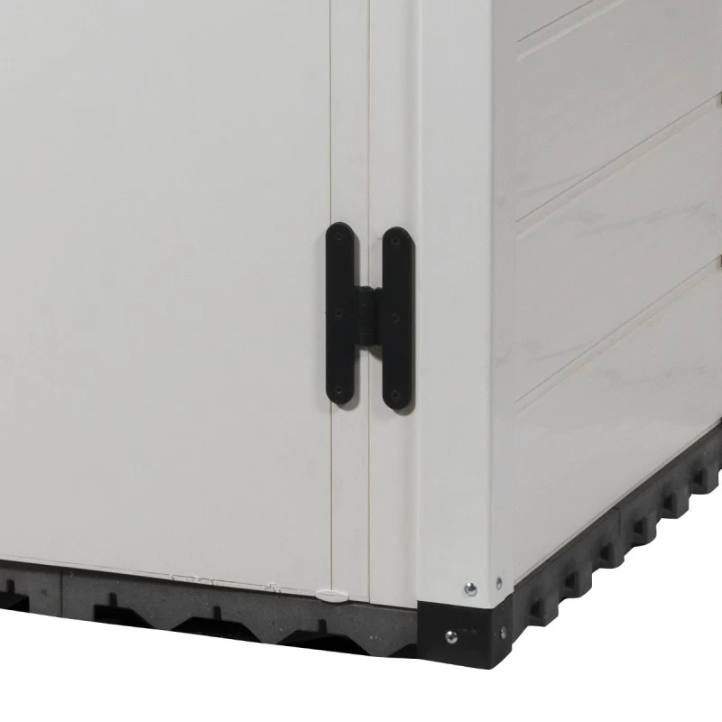 Abri Monopente 1,32m² En PVC Avec Plancher Evo Tuscany 100 – Garofalo 8 Abri Monopente 1,32m² En PVC Avec Plancher Evo Tuscany 100 – Garofalo – Image 6