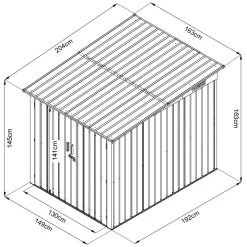 Abri Pour 3 Vélos En Métal Anthracite 3,32m² + Kit D'ancrage X-METAL 11 Abri Pour 3 Vélos En Métal Anthracite 3,32m² + Kit D'ancrage X-METAL -Nesling Magasin abri pour 3 velos en metal anthracite 332m kit d ancrage x metal 3