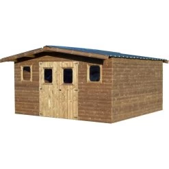 Abri Thermabri 19,69m² En Bois Thermo Traité Toiture En Acier HABRITA 13 Abri Thermabri 19,69m² En Bois Thermo Traité Toiture En Acier HABRITA -Nesling Magasin abri thermabri 1969m en bois thermo traite toiture en acier habrita 5