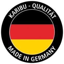 Abri Toit Plat En Bois Massif 19mm Qubic 6,05m² + Appentis 5,6m² - Karibu -Nesling Magasin abri toit plat en bois massif 19mm qubic 605m avec appentis karibu 3