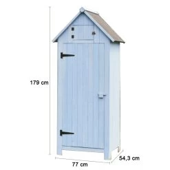 Armoire De Jardin En Bois Lasuré 0,41m² Habrita -Nesling Magasin armoire de jardin en bois lasure 041m habrita 2