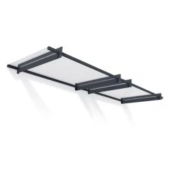 Auvent Marquise En Acrylique Gris Clair NANCY™ 3000 – Canopia By Palram -Nesling Magasin auvent marquise en acrylique gris clair nancy 3000 canopia 2