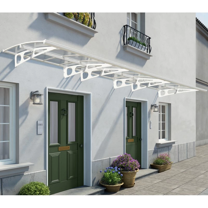 Auvent Marquise En Acrylique 3mm Bordeaux™ 6690 – Palram - Canopia 3 Auvent Marquise En Acrylique 3mm Bordeaux™ 6690 – Palram - Canopia