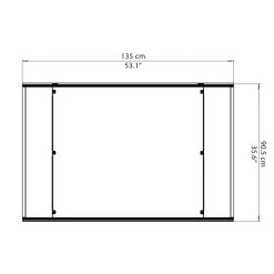 Auvent Marquise En Polycarbonate 6mm Lyra™ 1350 – Palram - Canopia -Nesling Magasin auvent marquise en polycarbonate 6mm lyra 1350 palram 2