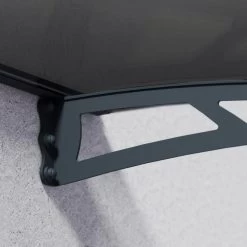 Auvent Marquise Gris AQUILA™ 1500 – Canopia By Palram -Nesling Magasin auvent marquise gris aquila 1500 palram canopia 5