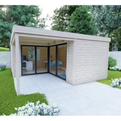 Bureau De Jardin En Bois Massif Avec Terrasse 18,6m² - Madriers 40mm Gardy Shelter 13 Bureau De Jardin En Bois Massif Avec Terrasse 18,6m² - Madriers 40mm Gardy Shelter -Nesling Magasin bureau de jardin en bois massif avec terrasse 186m madriers 40mm gardy shelter 5