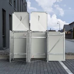 Cache-poubelle 2 Compartiments Müllbox En Aluminium Noir 2x240L – HIDE 11 Cache-poubelle 2 Compartiments Müllbox En Aluminium Noir 2x240L – HIDE -Nesling Magasin cache poubelle 2 compartiments mullbox en aluminium noir 2x240l hide 3