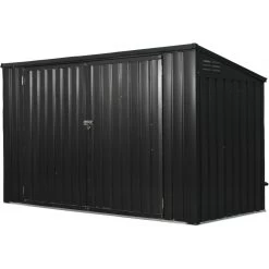 Cache-poubelle Double 172x100x131cm En Acier Pour Conteneurs 240L – Westmann