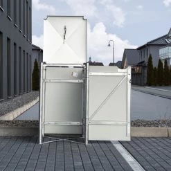 Cache-poubelle Müllbox En Aluminium Gris 240L – HIDE 11 Cache-poubelle Müllbox En Aluminium Gris 240L – HIDE -Nesling Magasin cache poubelle mullbox en aluminium gris 240l hide 3